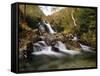 Waterfall, Mosedale Beck, Wastwater, Lake District, Cumbria, England, UK, Europe-Pearl Bucknell-Framed Stretched Canvas