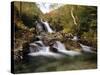 Waterfall, Mosedale Beck, Wastwater, Lake District, Cumbria, England, UK, Europe-Pearl Bucknell-Stretched Canvas