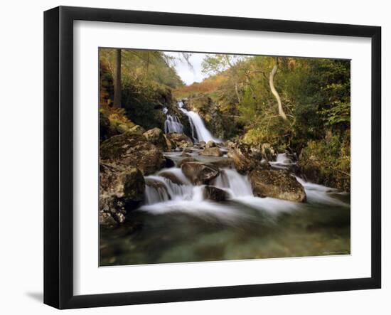 Waterfall, Mosedale Beck, Wastwater, Lake District, Cumbria, England, UK, Europe-Pearl Bucknell-Framed Photographic Print