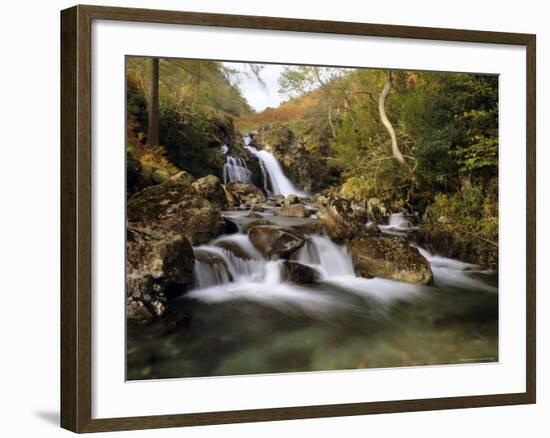 Waterfall, Mosedale Beck, Wastwater, Lake District, Cumbria, England, UK, Europe-Pearl Bucknell-Framed Photographic Print