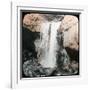 Waterfall, Mullion, Cornwall, Late 19th or Early 20th Century-null-Framed Giclee Print