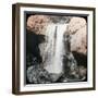 Waterfall, Mullion, Cornwall, Late 19th or Early 20th Century-null-Framed Giclee Print