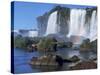 Waterfall Named Iguassu Falls, Formerly Known as Santa Maria Falls, on the Brazil Argentina Border-Paul Schutzer-Stretched Canvas