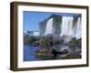 Waterfall Named Iguassu Falls, Formerly Known as Santa Maria Falls, on the Brazil Argentina Border-Paul Schutzer-Framed Photographic Print