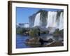 Waterfall Named Iguassu Falls, Formerly Known as Santa Maria Falls, on the Brazil Argentina Border-Paul Schutzer-Framed Photographic Print