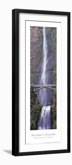 Waterfall - Natures Colors-Unknown Unknown-Framed Photo