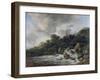 Waterfall Near a Village, c.1665-70-Jacob Isaaksz. Or Isaacksz. Van Ruisdael-Framed Giclee Print