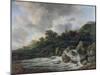 Waterfall Near a Village, c.1665-70-Jacob Isaaksz. Or Isaacksz. Van Ruisdael-Mounted Giclee Print