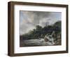 Waterfall Near a Village, c.1665-70-Jacob Isaaksz. Or Isaacksz. Van Ruisdael-Framed Giclee Print