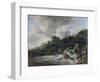 Waterfall Near a Village, c.1665-70-Jacob Isaaksz. Or Isaacksz. Van Ruisdael-Framed Giclee Print