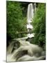 Waterfall Near Le Mont Dor, Auvergne, France-Michael Busselle-Mounted Photographic Print