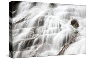 Waterfall Near Mount Hood-Craig Tuttle-Stretched Canvas