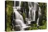 Waterfall Near the Old Man of Storr on the Isle of Skye, Inner Hebrides, Scotland, United Kingdom-John Woodworth-Stretched Canvas