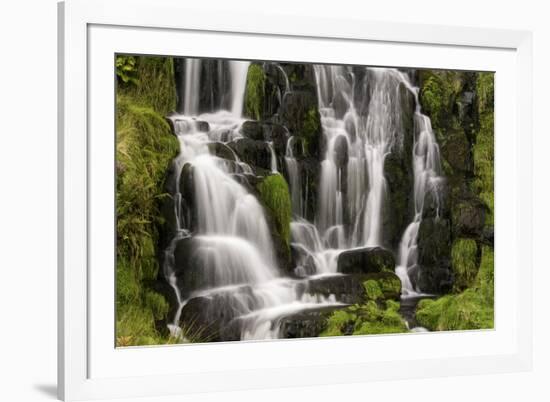 Waterfall Near the Old Man of Storr on the Isle of Skye, Inner Hebrides, Scotland, United Kingdom-John Woodworth-Framed Photographic Print