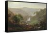 Waterfall Near Tivoli, C.1808-Johann Martin Von Rohden-Framed Stretched Canvas