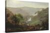 Waterfall Near Tivoli, C.1808-Johann Martin Von Rohden-Stretched Canvas