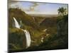 Waterfall near Tivoli, Italy.-Johann Martin von Rohden-Mounted Giclee Print