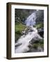 Waterfall Near Uig, Isle of Lewis, Outer Hebrides, Scotland, United Kingdom-Lee Frost-Framed Photographic Print