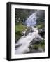 Waterfall Near Uig, Isle of Lewis, Outer Hebrides, Scotland, United Kingdom-Lee Frost-Framed Photographic Print