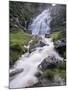 Waterfall Near Uig, Isle of Lewis, Outer Hebrides, Scotland, United Kingdom-Lee Frost-Mounted Photographic Print