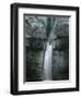 Waterfall Off Myrdalsjoekull Glacier-Micha Pawlitzki-Framed Premium Photographic Print