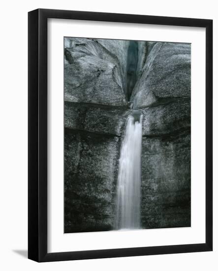 Waterfall Off Myrdalsjoekull Glacier-Micha Pawlitzki-Framed Photographic Print