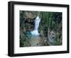 Waterfall on Falls Creek in Lewis and Clark National Forest, Montana, USA-Chuck Haney-Framed Photographic Print