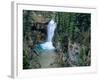 Waterfall on Falls Creek in Lewis and Clark National Forest, Montana, USA-Chuck Haney-Framed Photographic Print