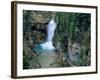 Waterfall on Falls Creek in Lewis and Clark National Forest, Montana, USA-Chuck Haney-Framed Photographic Print