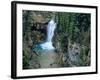 Waterfall on Falls Creek in Lewis and Clark National Forest, Montana, USA-Chuck Haney-Framed Photographic Print