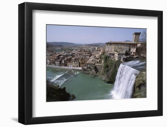 Waterfall on Italian River-Vittoriano Rastelli-Framed Photographic Print