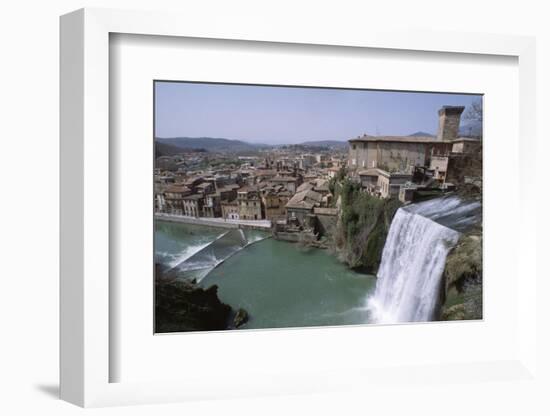 Waterfall on Italian River-Vittoriano Rastelli-Framed Photographic Print