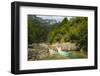 Waterfall on Rio Bellos river in the limestone Anisclo Canyon, Ordesa National Park, Anisclo, Pyren-Robert Francis-Framed Photographic Print