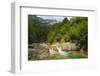 Waterfall on Rio Bellos river in the limestone Anisclo Canyon, Ordesa National Park, Anisclo, Pyren-Robert Francis-Framed Photographic Print