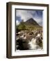 Waterfall on River Coupall, Glen Etive, Near Glencoe, Highland Region, Scotland, UK-Patrick Dieudonne-Framed Photographic Print