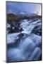 Waterfall on the River Sligachan, Isle of Skye, Scotland-Adam Burton-Mounted Photographic Print