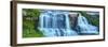 Waterfall Panorama II-James McLoughlin-Framed Photographic Print