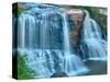 Waterfall Portrait II-James McLoughlin-Stretched Canvas