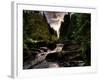 Waterfall, River Severn, Hafren Forest, Wales-Clive Nolan-Framed Photographic Print