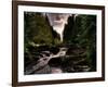 Waterfall, River Severn, Hafren Forest, Wales-Clive Nolan-Framed Photographic Print