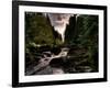 Waterfall, River Severn, Hafren Forest, Wales-Clive Nolan-Framed Photographic Print