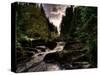 Waterfall, River Severn, Hafren Forest, Wales-Clive Nolan-Stretched Canvas