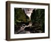 Waterfall, River Severn, Hafren Forest, Wales-Clive Nolan-Framed Photographic Print