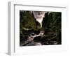 Waterfall, River Severn, Hafren Forest, Wales-Clive Nolan-Framed Photographic Print