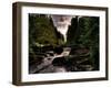 Waterfall, River Severn, Hafren Forest, Wales-Clive Nolan-Framed Photographic Print