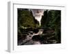 Waterfall, River Severn, Hafren Forest, Wales-Clive Nolan-Framed Photographic Print