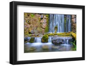 Waterfall, Stream Course-Alfons Rumberger-Framed Photographic Print