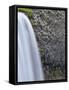 Waterfall Svodufoss. Landscape on peninsula Snaefellsnes in western Iceland.-Martin Zwick-Framed Stretched Canvas