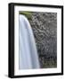 Waterfall Svodufoss. Landscape on peninsula Snaefellsnes in western Iceland.-Martin Zwick-Framed Photographic Print