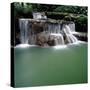 Waterfall Thailand-null-Stretched Canvas